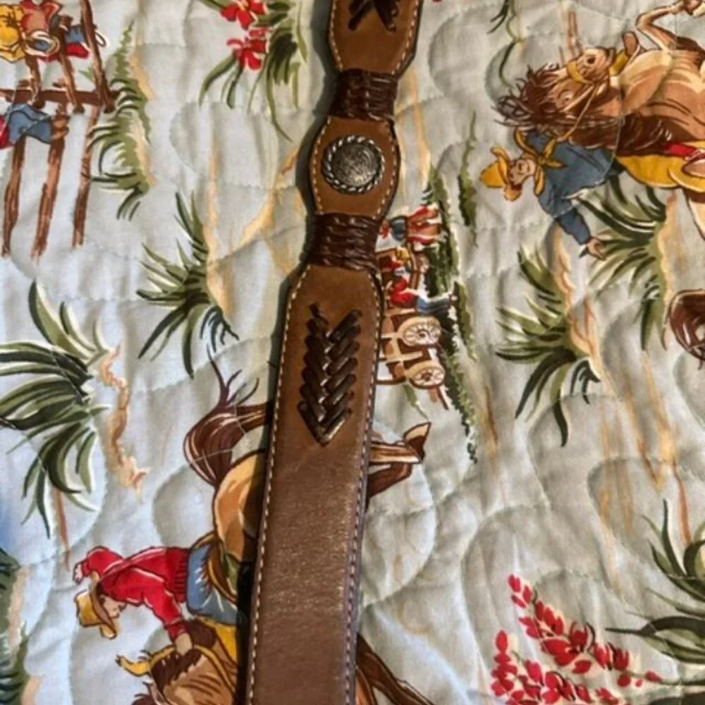 Leather Cowboy Belt for Boys